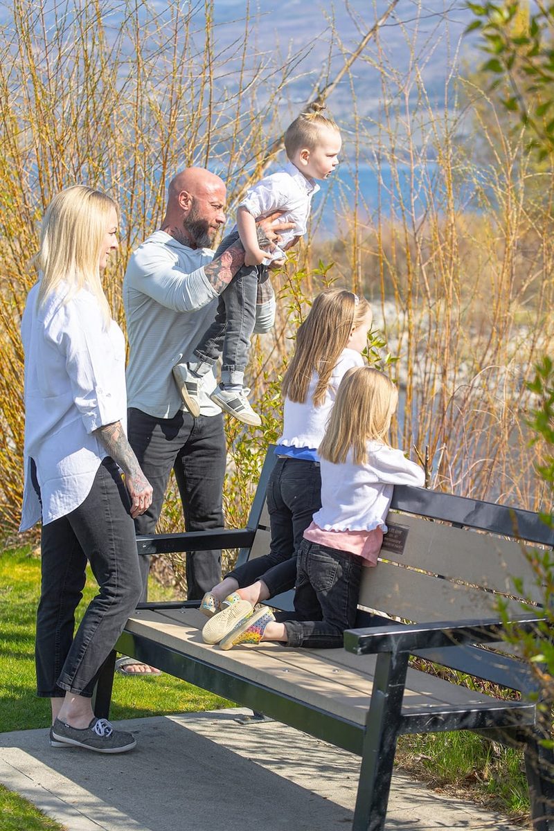 Kathryn Morrow and family